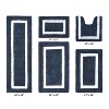 Hotel Bath Rug 100% Premium Cotton Tufted Weave Two Tone Reversible 5 Piece Bathroom Rug Set, Super Soft & Water Absorbent, Machine Washable Bathmat - 2 of 4