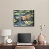 Art Remedy Monet Water Lilies Dog Rustic Chic Farmhouse Wall Art Framed - 2 of 4