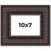 PosterPalooza | Photo Size 3.5" Wide Ornate Brown Frame - UV Acrylic, Foam Board Backing, Hanging Hardware - 2 of 4