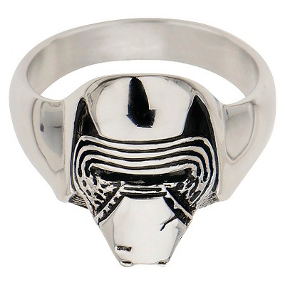Men's Star Wars Lead Villain Kylo Ren Stainless Steel 3D Ring