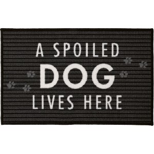Pavilion Gift Company - Spoiled Dog - 27.5" x 17.75" Floor Mat - Floor Mats - 1 of 4