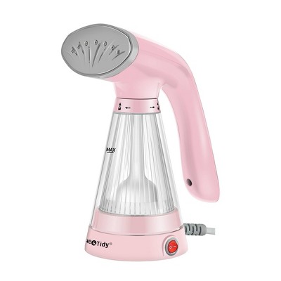 True & Tidy TS-20 Handheld Garment Steamer with Stainless Steel Nozzle Pink