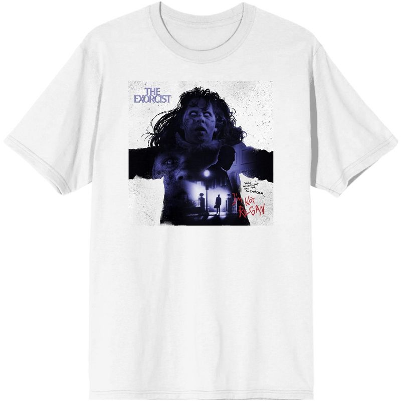 The Exorcist I'm Not Regan Excellent Day For An Exorcism Men's White T-shirt, 1 of 2