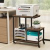 Tangkula G-shaped Side Table 7-Tier Mobile End Table with Open Shelves Small Sofa Couch Side Table - 2 of 4
