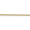 Black Bow Jewelry 1mm 14K Yellow Gold Solid Box Chain Necklace - 3 of 4