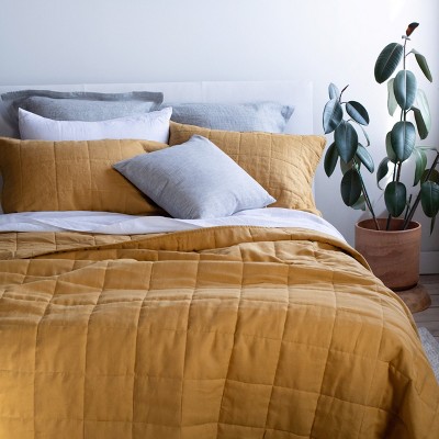 Honey Twin Microfiber Quilt Set