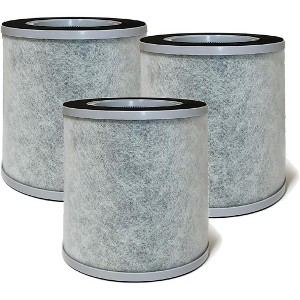 Nispira 3-in-1 True HEPA Activated Carbon Filter Replacement Compatible with Elechomes Air Purifier EPI236/ EP1236, 3 Packs - 1 of 4