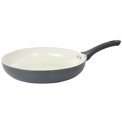 Oster Rigby 12 Inch Aluminum Nonstick Frying Pan In Blue With Pouring  Spouts : Target