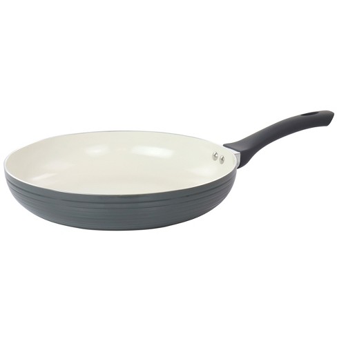 Farberware Reliance Pro 12 Nonstick Ceramic Covered Skillet With Helper  Handle Black/gray : Target