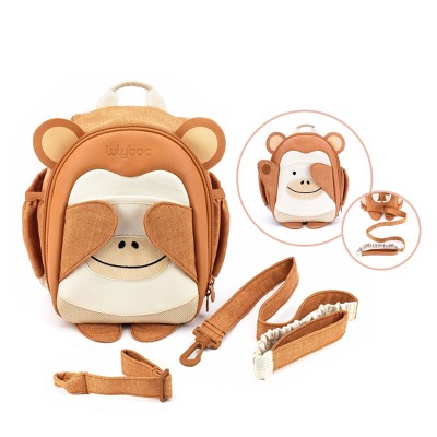Lulyboo Boo! Monkey Toddler Backpack with Security Harness - image 3