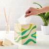 LunaLulinlk Unfinished Wood Tissue Box Cover for DIY Custom Design, Square Wooden Tissue Cover Holder with Slide Out Bottom 5.8 in - 3 of 4