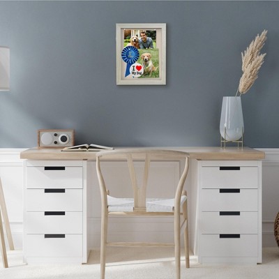 8x10 Grey Wood Front Loading Shadow Box Frame