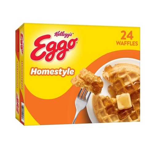 Kellogg S Eggo Frozen Homestyle Waffles 29 6oz 24ct Target