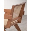 26"Natural Finish Accent Chair - 2 of 4