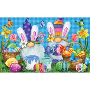 Briarwood Lane Doormat 30x18 Indoor Outdoor Easter Gnomes Holiday For Easter Doormat - 1 of 4