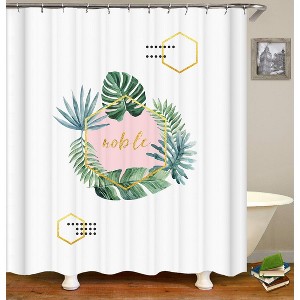 Noble Style Shower Curtains for Bathroom Waterproof Fabric Bath Curtain Durable Soft Stylish Bathroom Decor 72x72 Inch - 1 of 1