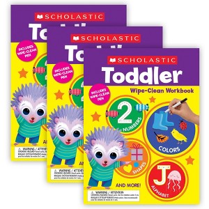 Scholastic Teaching Solutions Toddler Wipe Clean Workbook, Pack of 3 - 1 of 1