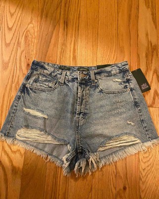 Women's High-rise Easyrigid Cutoff Jean Shorts - Wild Fable™ Light Wash ...