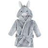 Hudson Baby Plush Bathrobe and Toy, Donkey, One Size - 3 of 4