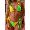 'Lemon Lime' Triangle Bikini Top Lemon Lime Medium - 4 of 4