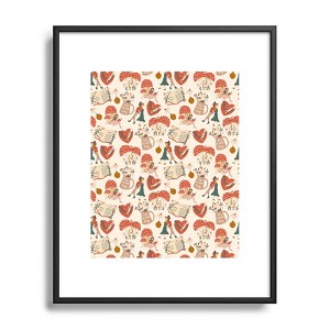 Dash and Ash Woodland Friends Metal Framed Art Print - Deny Designs - 1 of 4