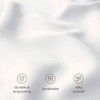 Lyocell Tencel King Pillowcase Set of 2, White, Ultra Soft, Moisture Regulating, Easy Care - 3 of 4