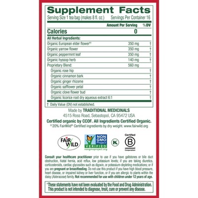 Traditional Medicinals Gypsy Cold Care Organic Tea - 32ct