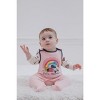 Disney Minnie Mouse Baby Girls Bodysuit and Quilted French Terry Overall Newborn to Infant - 4 of 4