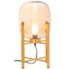 Zuo Modern Wonderwall Table Lamp 20.1" H with Gold Steel Frame and Tinted Glass Shade - 4 of 4