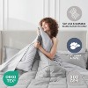 Nestl 9 Piece Reversible Comforter Set, Bed in a Bag, All in one Bed Set with Down Alternative Pillows - 3 of 4