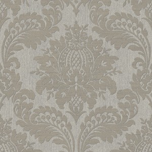 Archive Damask Taupe Wallpaper - 1 of 4