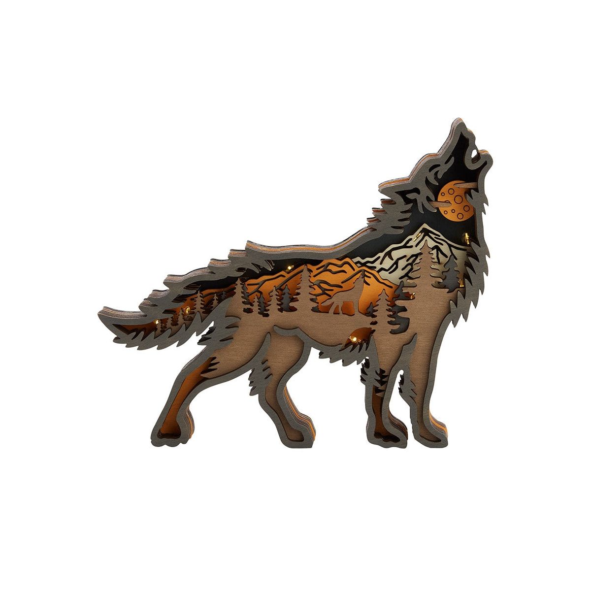 The Lakeside Collection Lighted Woodland Animals - - thumbnail 7