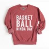 Simply Sage Market Women's Graphic Sweatshirt Basketball Kinda Day - 3 of 4