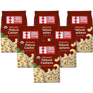 Equal Exchange Organic Natural Cashews - Case of 6/8 oz - 1 of 4