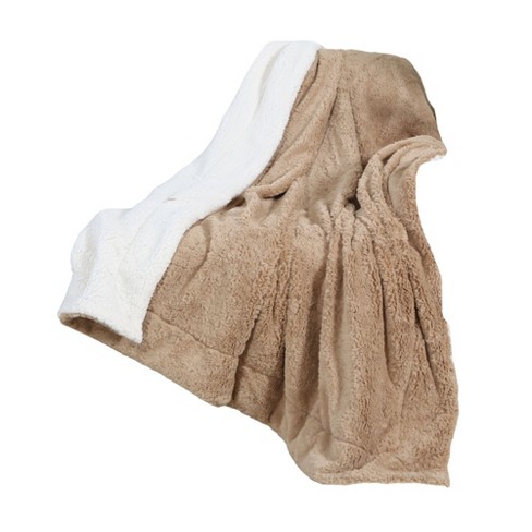 Legacy Decor Luxurious Soft Velour Fleece Throw With Ultra Soft Faux Fur On  Backside : Target