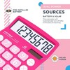 CATIGA 8-Digit Desktop Calculator, Solar Power, Large LCD, Big Buttons, 4-Function for Home, Office, School, Business, CD-8185 - 3 of 4