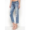 Women's Tracey Distressed Straight Jean - HIDDEN - image 2 of 4