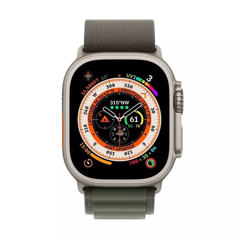 Refurbished Apple Watch Ultra GPS + Cellular Titanium Case with Alpine Loop (2022, 1st Generation) - Target Certified Refurbished, 2 of 8