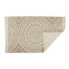 Design Imports Medallion Textured Fringe - Stone - 4 X 6 Ft - 2 of 4