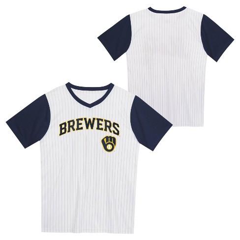 Milwaukee brewers cheap pinstripe jersey