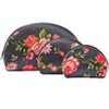 The Lakeside Collection Set of 3 Zippered Cosmetic Bag - Black Rose - 2 of 2