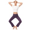 Women's High Waisted Workout Leggings with Zipper Pockets Athletic Yoga Pants Lounge Casual - 4 of 4