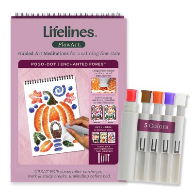 Lifelines FlowArt Pogo-Dot Enchanted Forest Felt Tip Pen