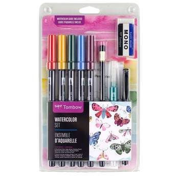 Hand Made Modern /target Paint Brush Markers 8ct - Multi Color Adults & Kids  for sale online