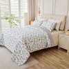 King Size Ocean Fish & Seaweed Bedding Set, 3-Piece Underwater Theme Comforter with 2 Pillowcases, Kids Boys Girls Bedroom Decor - 4 of 4