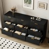 ORRD White 9-Drawer Dresser (63" Large Deep) – Wooden Storage for Bedroom, Living Room, Hallway - 2 of 4