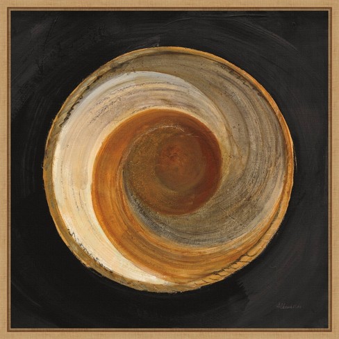 16 X 16 Woven Beauty I On Black By Albena Hristova Framed Canvas Wall Art Amanti Art Target