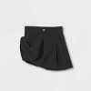 Girls' High-Rise 2-in-1 Shorts - All In Motion™ Black S