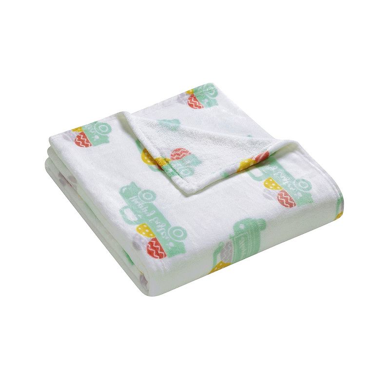 Kate Aurora Multi Easter Pick Up Trucks Ultra Soft & Plush Oversized Accent Throw Blanket - 50 In. W X 70 In. L, 2 of 5
