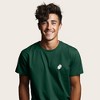Dalix Ghost Embroidered Soft Cotton Short Sleeve T Shirt Mens - 3 of 4